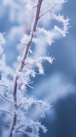 极简下雪雪景冬天背景