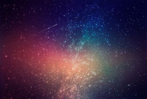 唯美星空背景高清图片