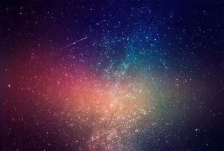 唯美星空背景高清图片