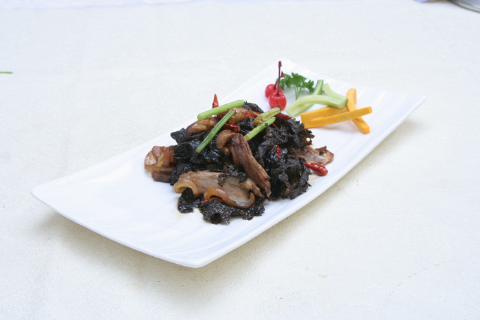 树皮菌炒风干肉 28元 (6)