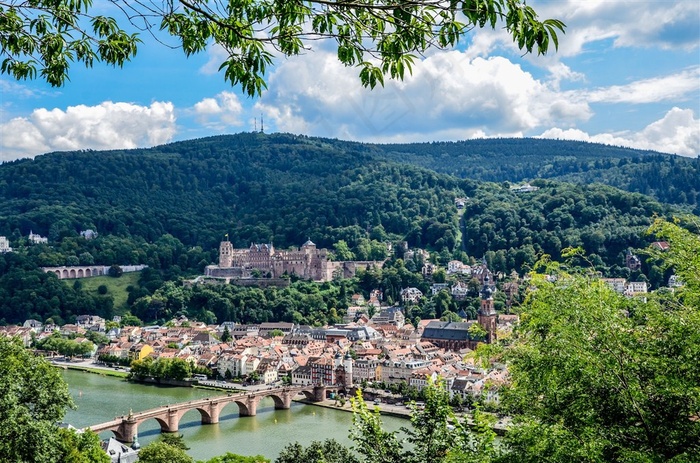 德国海德堡风景摄影图片