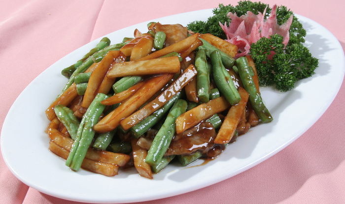 37土豆鲜肉焖豆角 怡盛苑