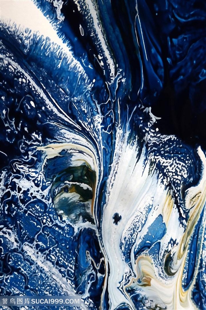 水墨水彩时尚艺术油画