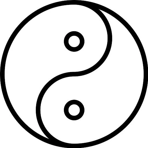 Yin and yang PNG免抠(512x512)