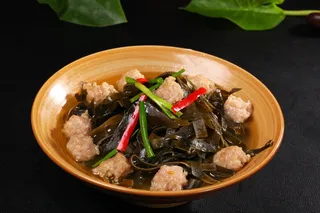 海带炖肉圆 (1)