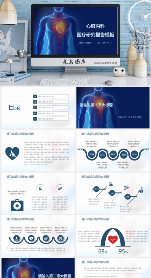 医疗行业  中医  医疗研究报告 PPT模板