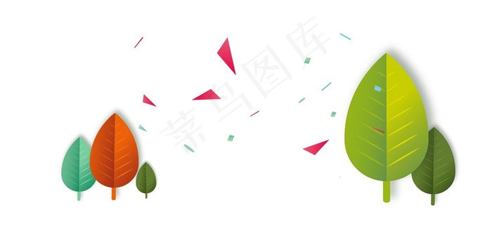 立体折纸树图片