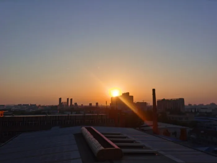 夕阳风景图