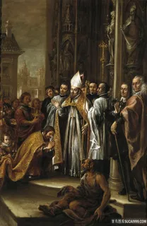 国皇人物人群油画