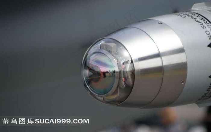 红外导弹导引头头部特写