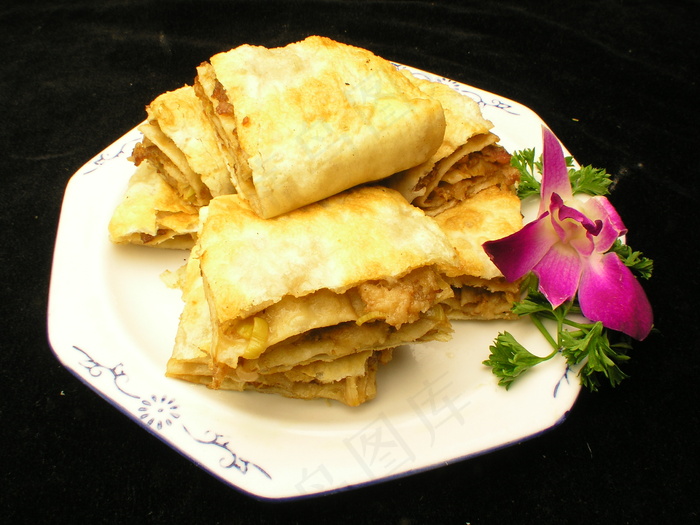 素三丝千层饼