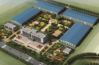 厂房设计鸟瞰图