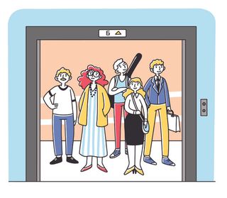 扁平化人物场景办公互联网等距ai矢量设计网页海报UI素材插画