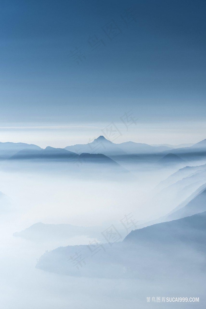 群山峻岭山川云海山峰手机壁纸