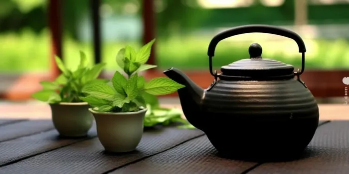 茶壶植物自然意境背景(1200x600)