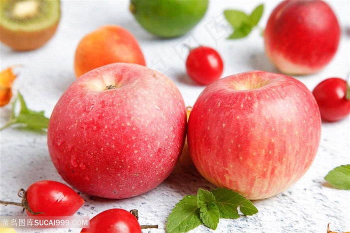 唯美素食苹果图片