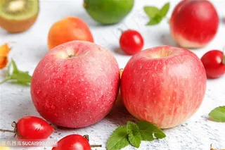 唯美素食苹果图片