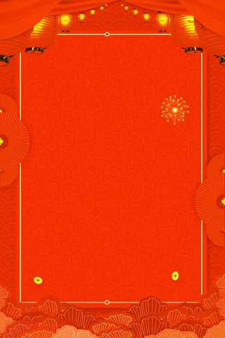 新年春节喜庆摄影楼背景图设计素材