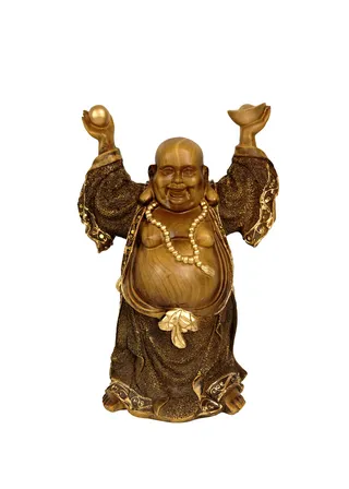 雕塑弥勒佛素材