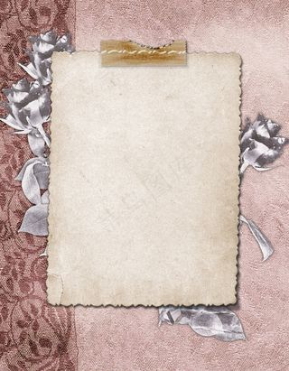 复古信纸图片素材