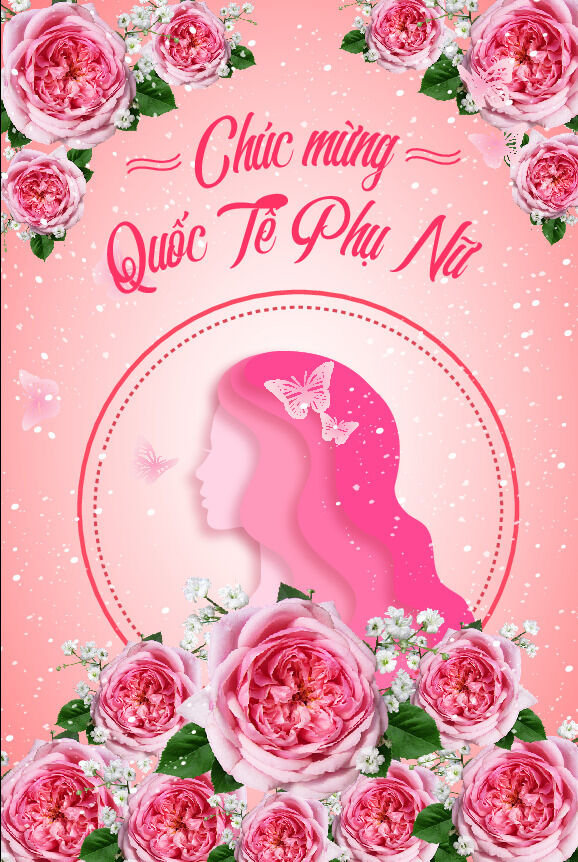 三八妇女节女神节贺卡背景