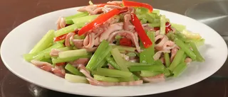 香芹爆鸭肚26元