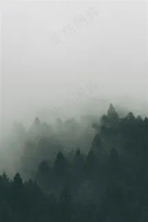 山林中的雾素材摄影图片 山林中的雾素材摄影图片