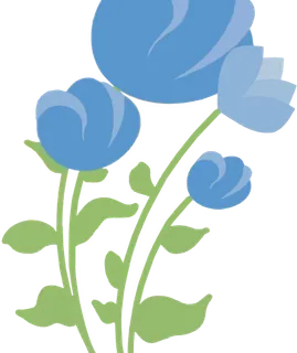 花朵|蓝色花朵|植物|蓝色|免扣素材