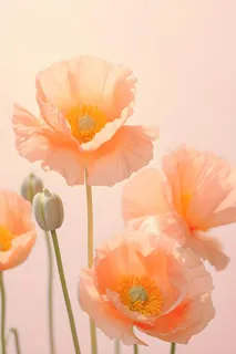 鲜花粉色唯美意境摄影