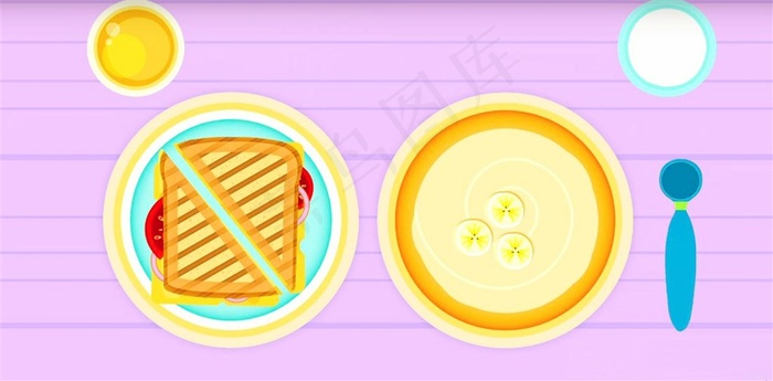 美味丰盛的早餐