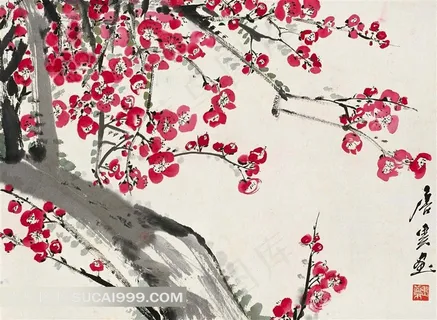 梅花设计素材模板 梅花设计素材模板