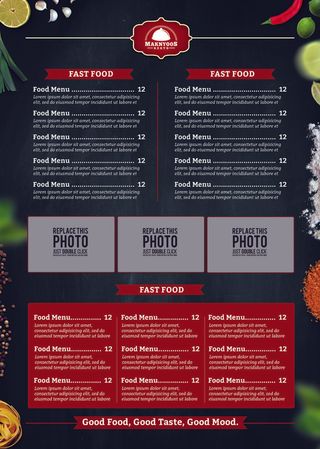 菜单 海报 菜单 海报