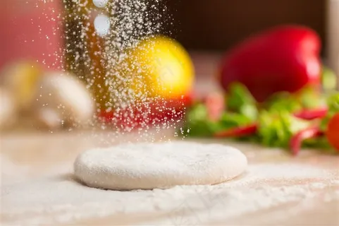 揉好的面团高清图片