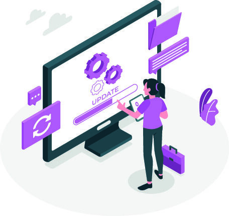 扁平化人物场景办公互联网等距ai矢量设计网页海报UI素材插画