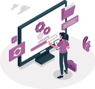 扁平化人物场景办公互联网等距ai矢量设计网页海报UI素材插画