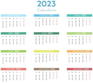 2023 年日历 PNG免抠