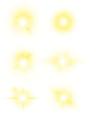 黄色酷炫光效