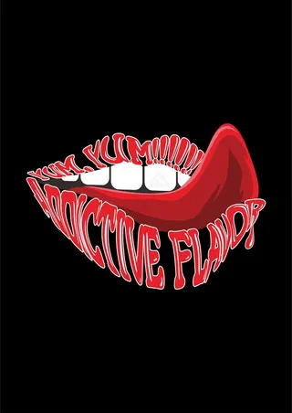 艺术英文字 嘴唇牙齿