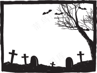 万圣节边框万圣节元素像框