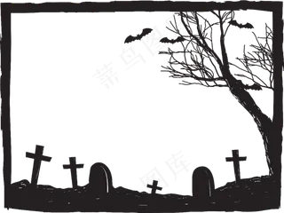 万圣节边框万圣节元素像框