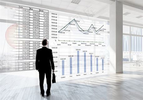 三维空间与立方体数据图表高清图片素材