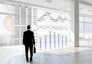 三维空间与立方体数据图表高清图片素材