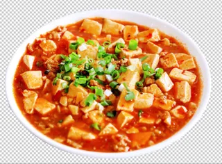 麻婆豆腐免扣素材