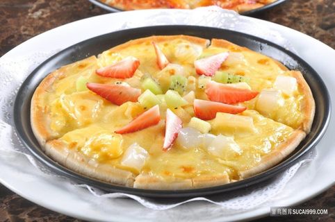 西餐美味水果披萨 西餐美味水果披萨