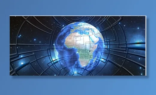 元宇宙世界天空背景墙风景 元宇宙世界天空背景墙风景