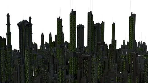 城市 PNG 图像免抠(1024x576)