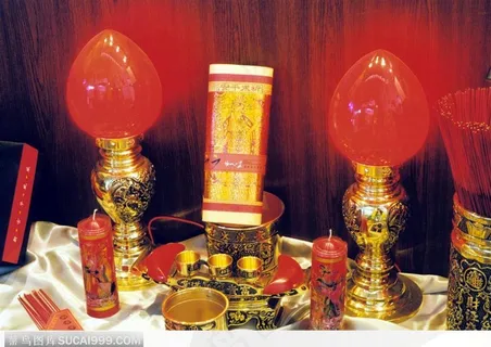 中国传统-拜神香烛台