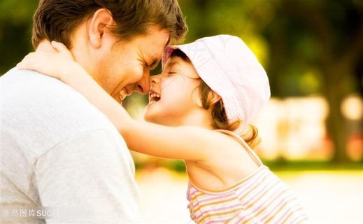 幸福的家庭父子写真高清图片