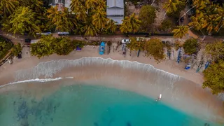 海边风景俯视图