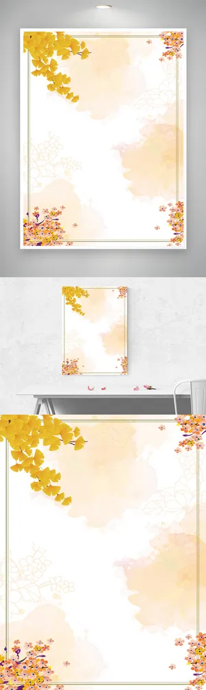 简约鲜花背景素材